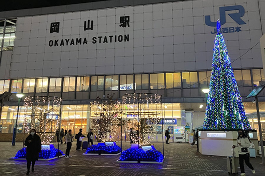 岡山市中心部を彩るイルミネーションイベント「MOMOTAROH FANTASY」